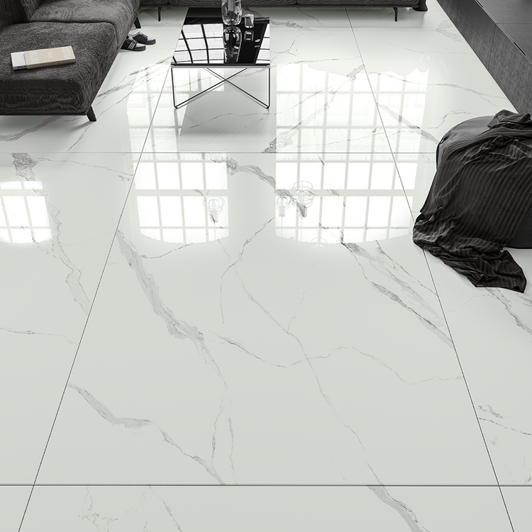 Statuario Goya Rectified Porcelain Slab 48x72 @10.99/sf