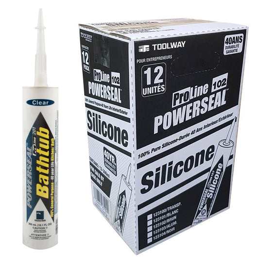 ProLine 201 Kitchen & Bath 100% Silicone Sealant 300ml