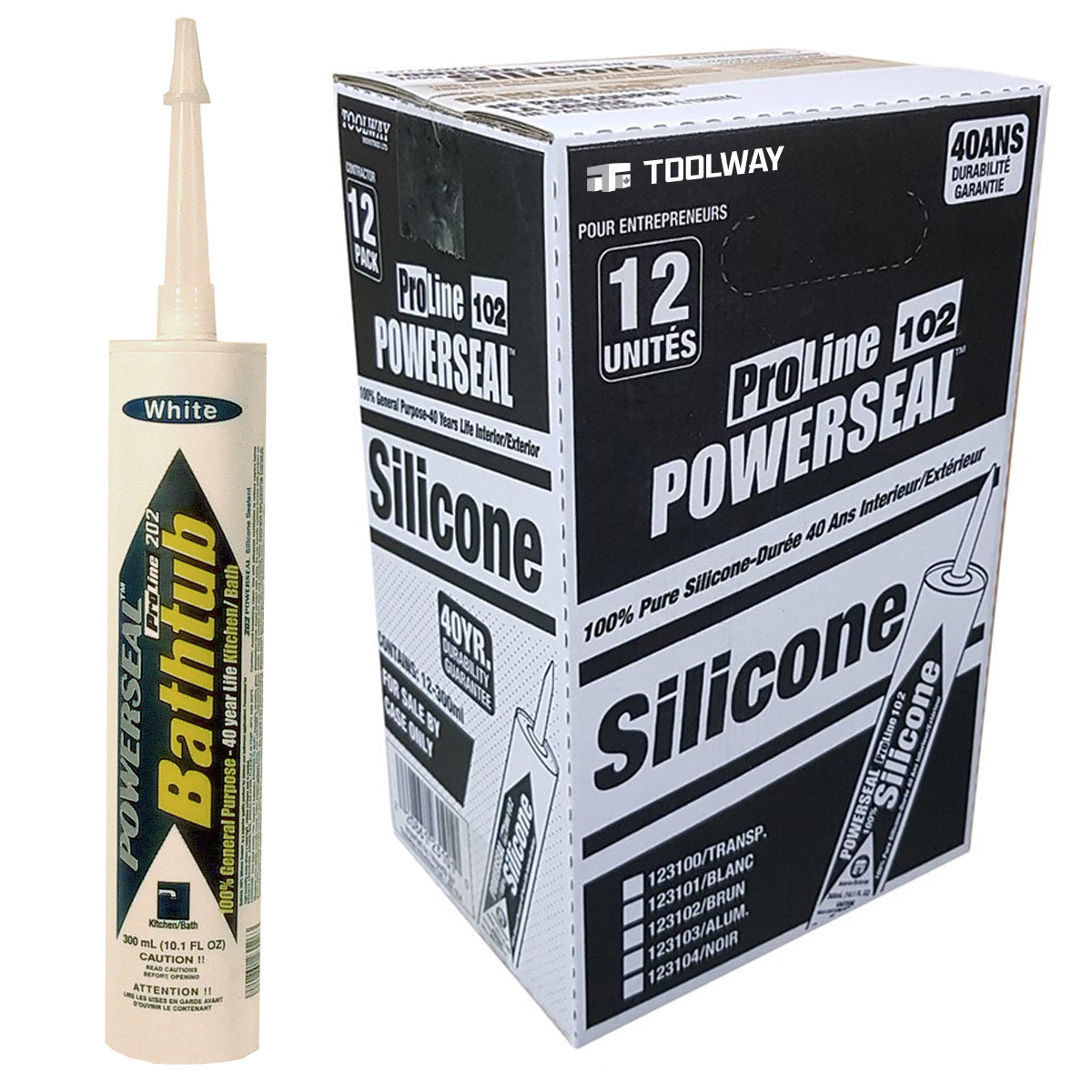 ProLine 201 Kitchen & Bath 100% Silicone Sealant 300ml