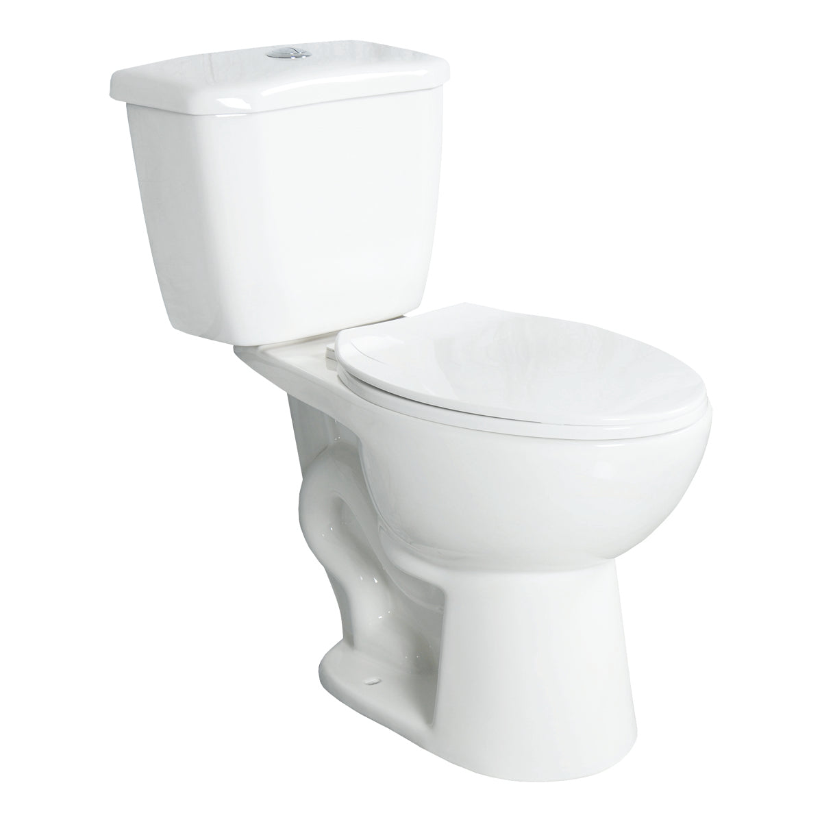 F&D 2-Piece Toilet Dual Flush 4L/6L Elongated Bowl White