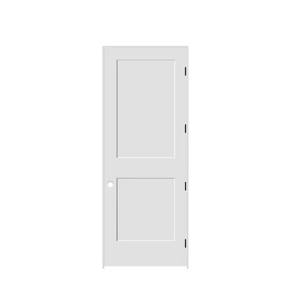 F&D 2 Panel Shaker Solid Core Pre-Hung Door 1-3/4"