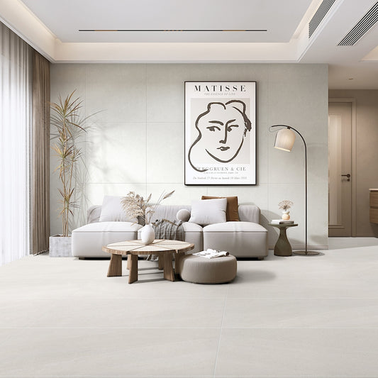 BL White Matte Porcelain Tile