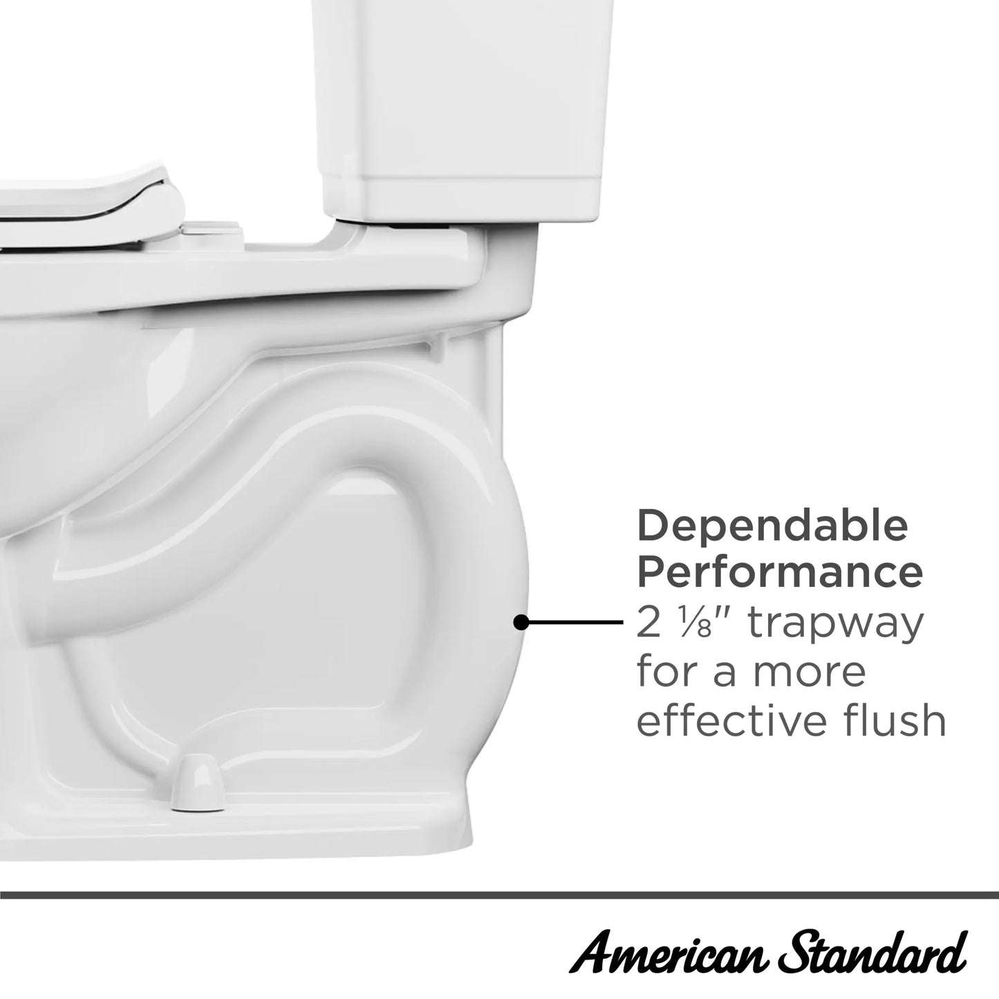 American Standard CADET PRO Elongated Toilet Bowl Extra Tall White