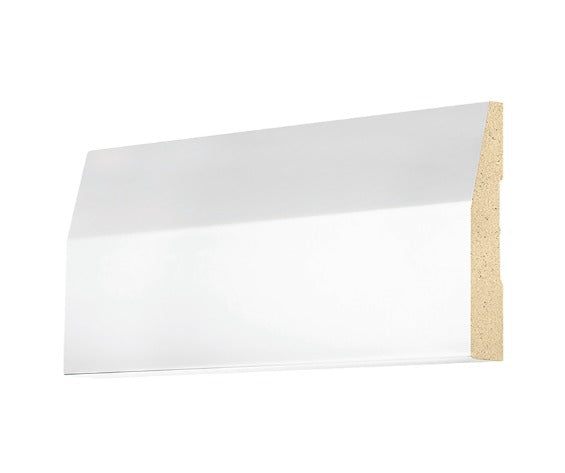 MDF Primed Modern Edge Bevel Casing (3-1/2" @0.99/LF per Length)