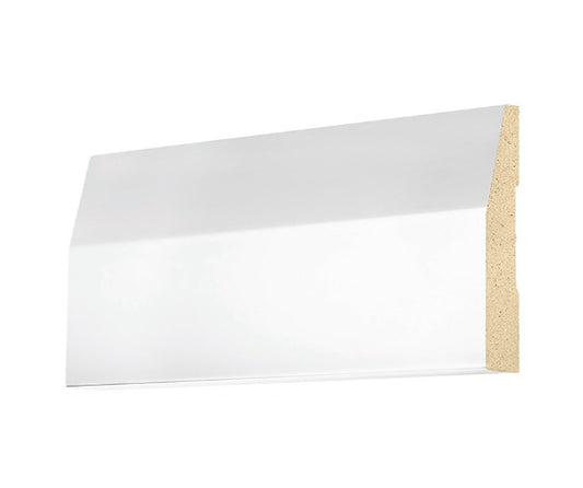 MDF Primed Modern Edge Bevel Casing (3-1/2" @0.99/LF per Length)