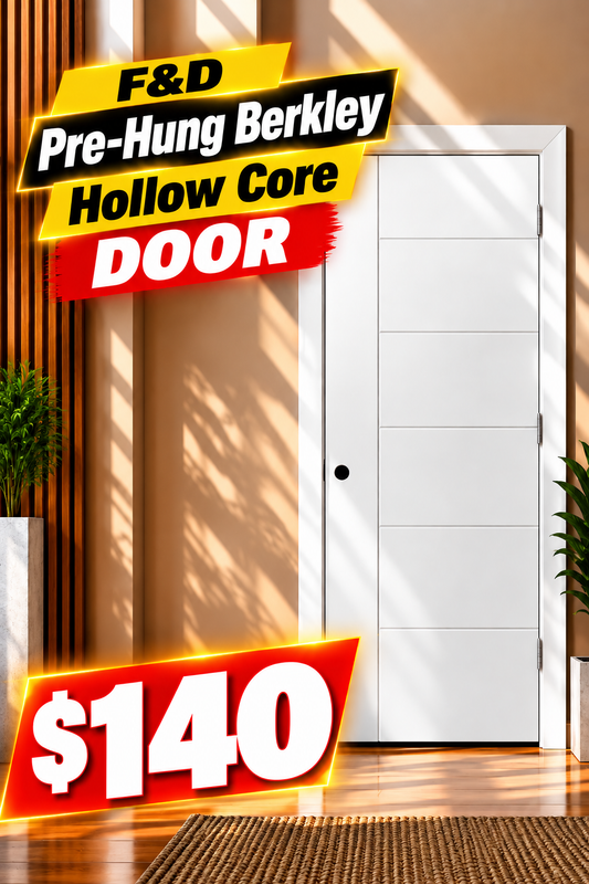 F&D Pre-Hung Berkley Hollow Core Door