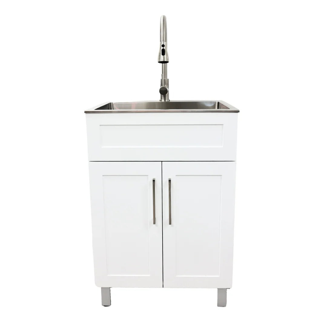 HDF Landuary Vanity with Single Sink and Faucet