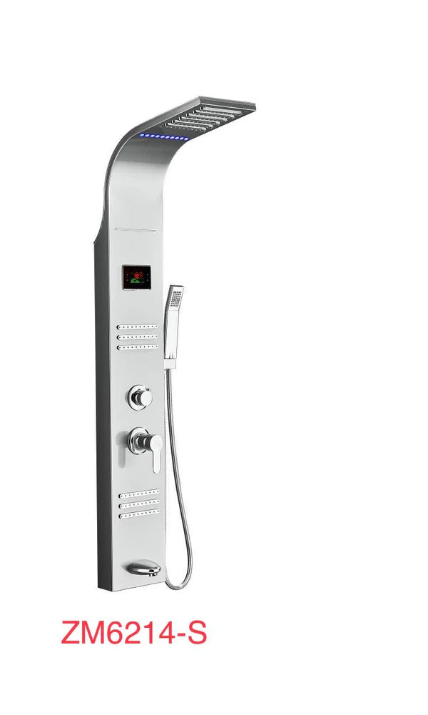 Luxury Shower Panel With Water Monitor And Led Screen-ZM6214