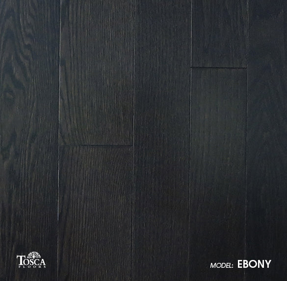 Solid Hardwood Hand Scarped-Ebony @6.34/sf