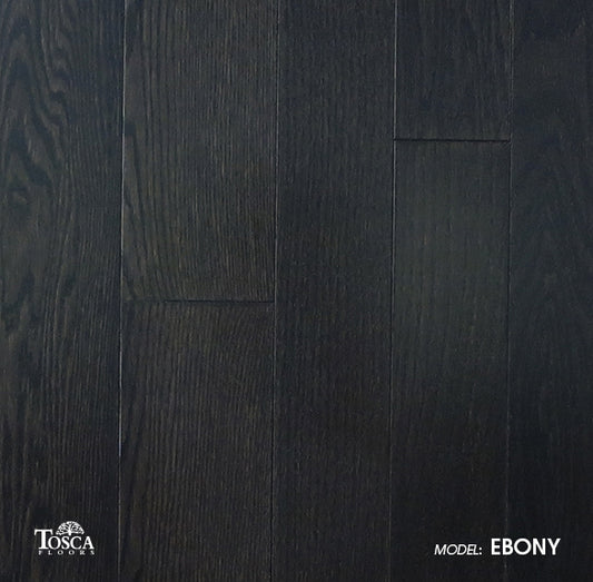 Solid Hardwood Hand Scarped-Ebony @6.34/sf