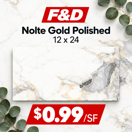 Nolte Gold Polished 12x24 @0.99/sf