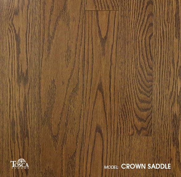 Solid Hardwood Hand Scraped-Crown Saddle @6.34/sf