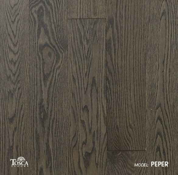 Solid Hardwood Hand Scraped-Peper @6.34/sf