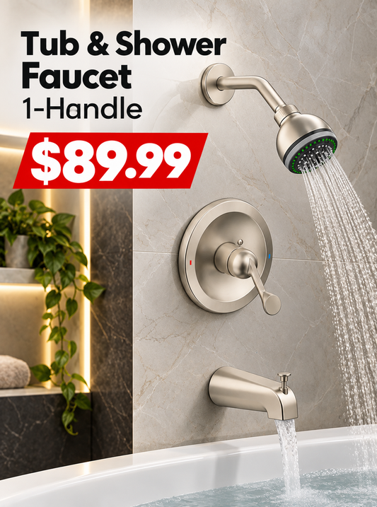Tub & Shower Faucet 1-Handle