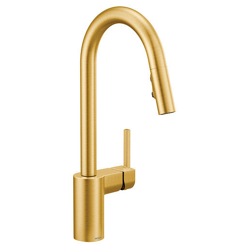 Moen MN-7565 1 Lever Handle Single Hole ALIGN High Arc Pull-Down Kitchen Faucet  2-Spray ADA