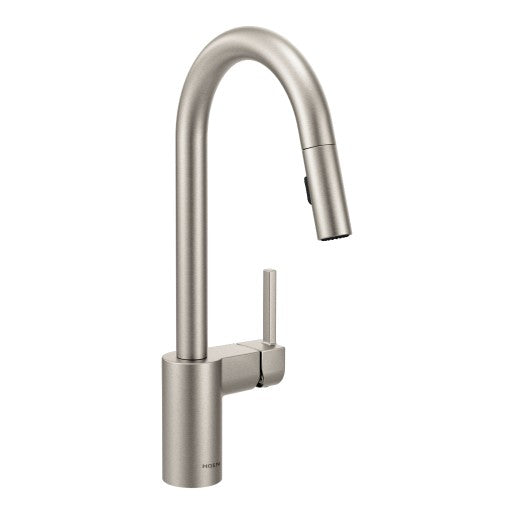 Moen MN-7565 1 Lever Handle Single Hole ALIGN High Arc Pull-Down Kitchen Faucet  2-Spray ADA