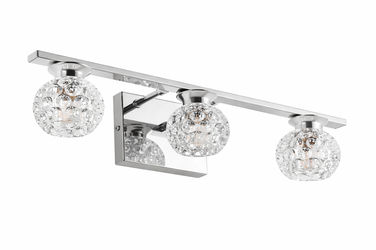 Modern Chrome Vanity Light Fixture