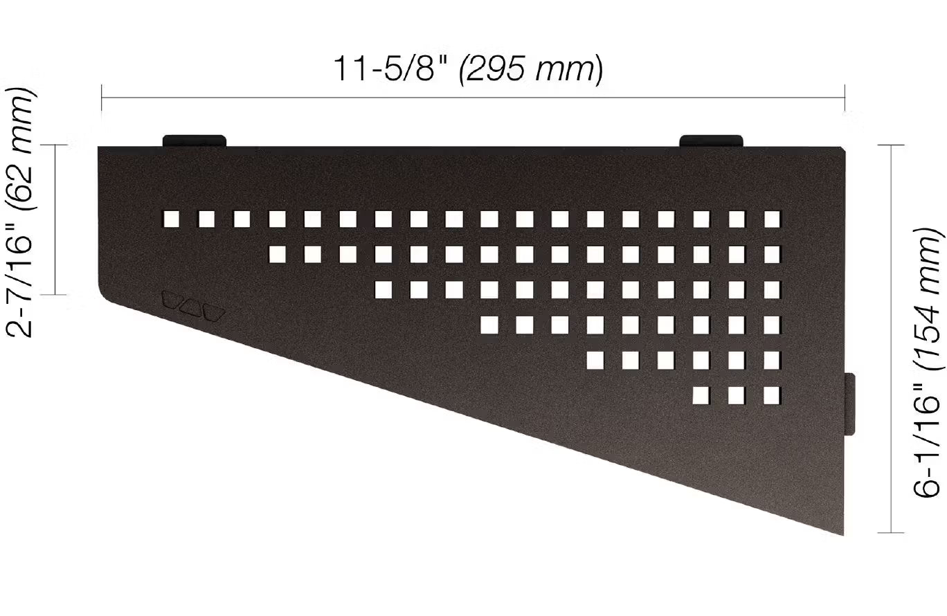 Schluter® SHELF-E Quadrilateral Square Corner