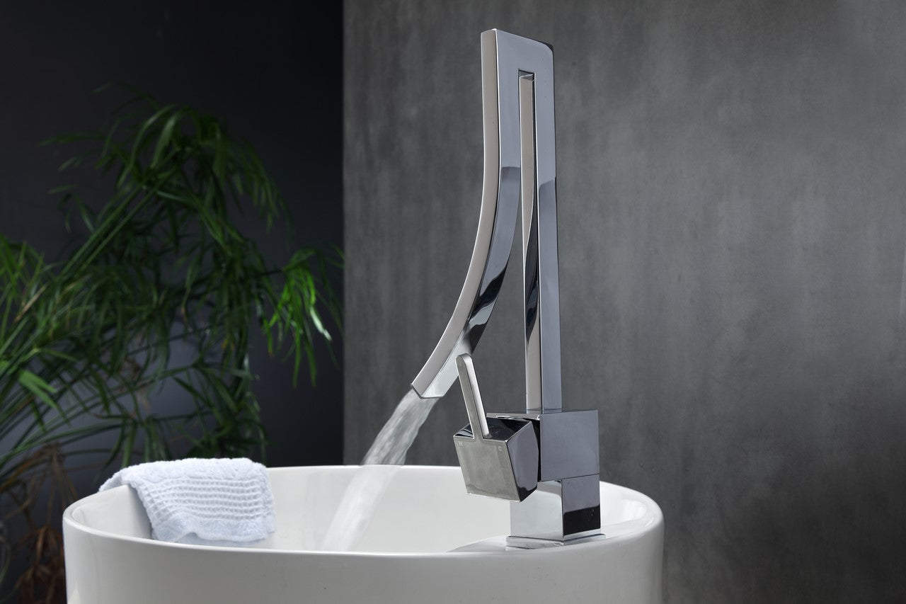 Kubebath Aqua Elegance Single Lever Wide Spread Faucet