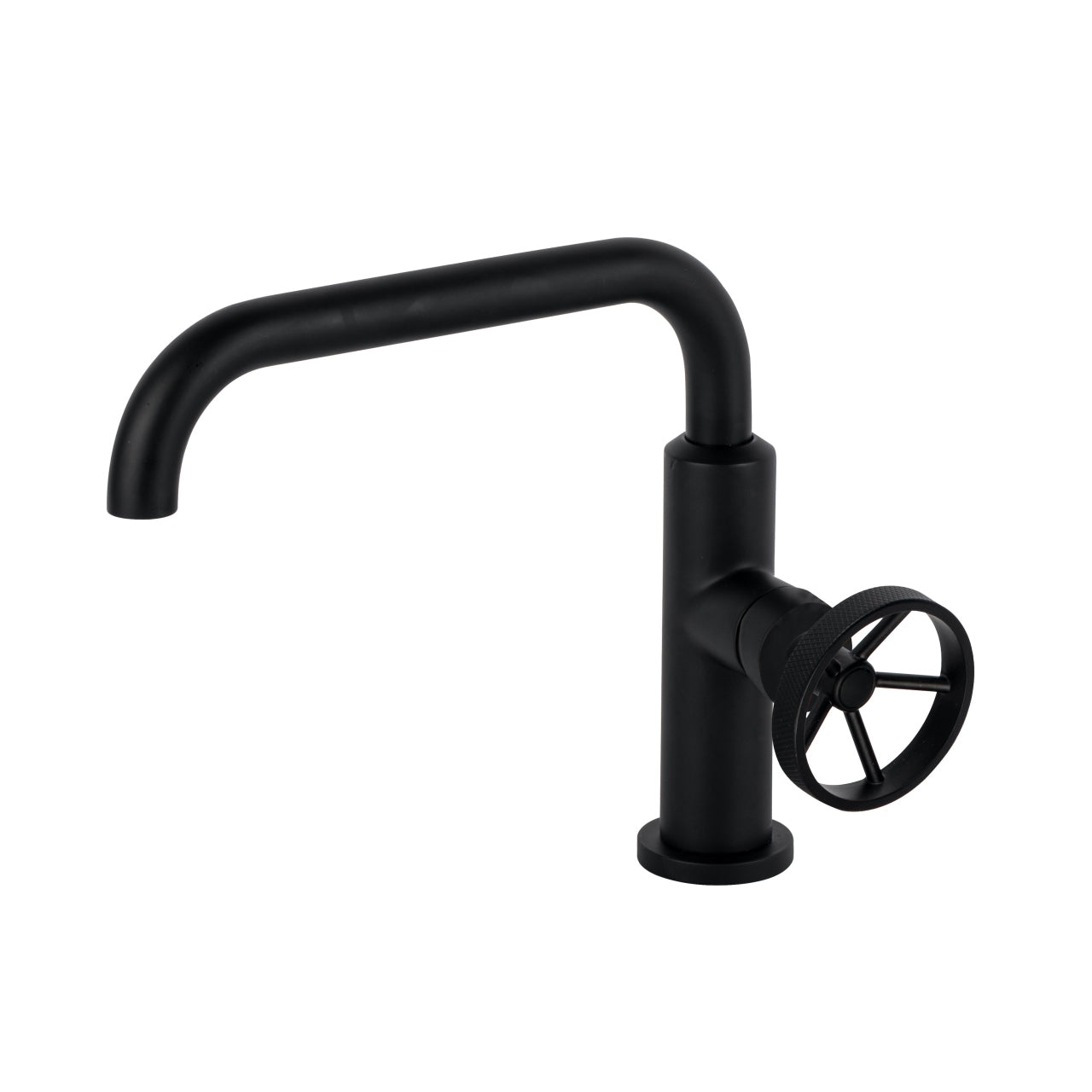 Kubebath Aqua Loft Single Lever Bathroom Vanity Faucet with Side Handle