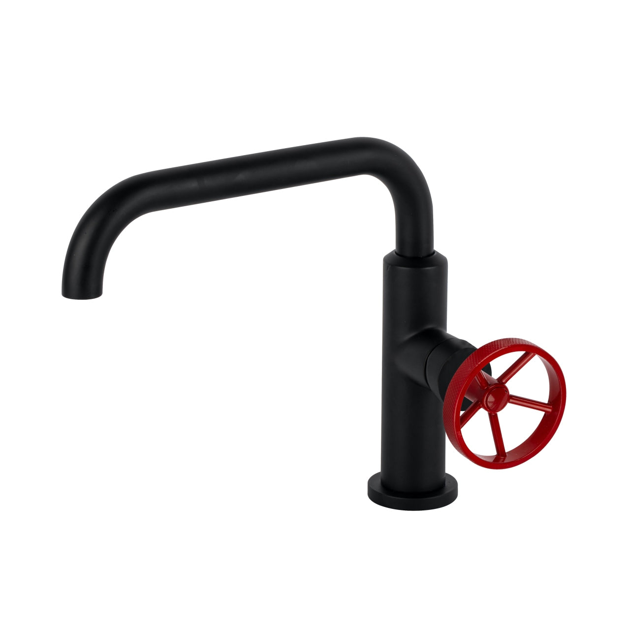 Kubebath Aqua Loft Single Lever Bathroom Vanity Faucet with Side Handle
