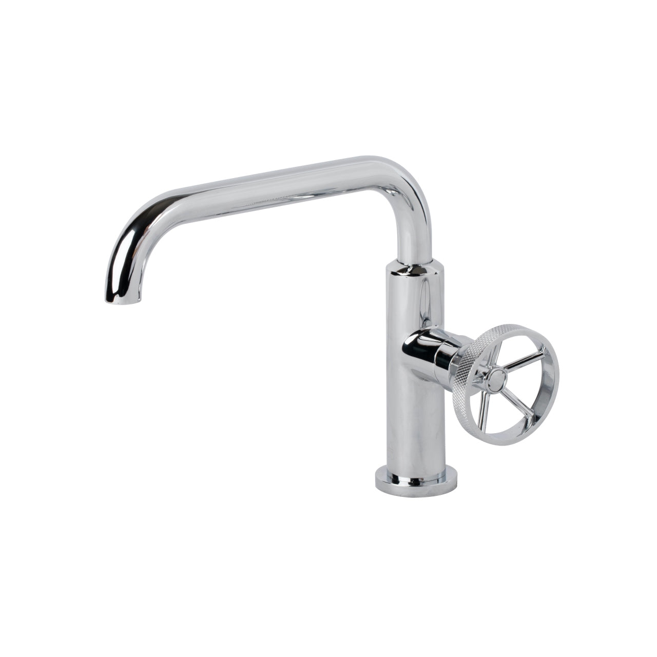 Kubebath Aqua Loft Single Lever Bathroom Vanity Faucet with Side Handle