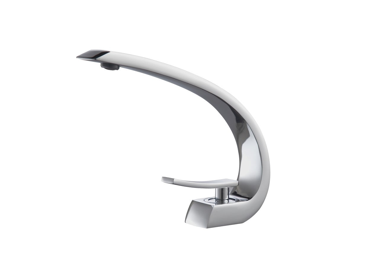 Kubebath Aqua Arcco Single Hole Mount Bathroom Vanity Faucet
