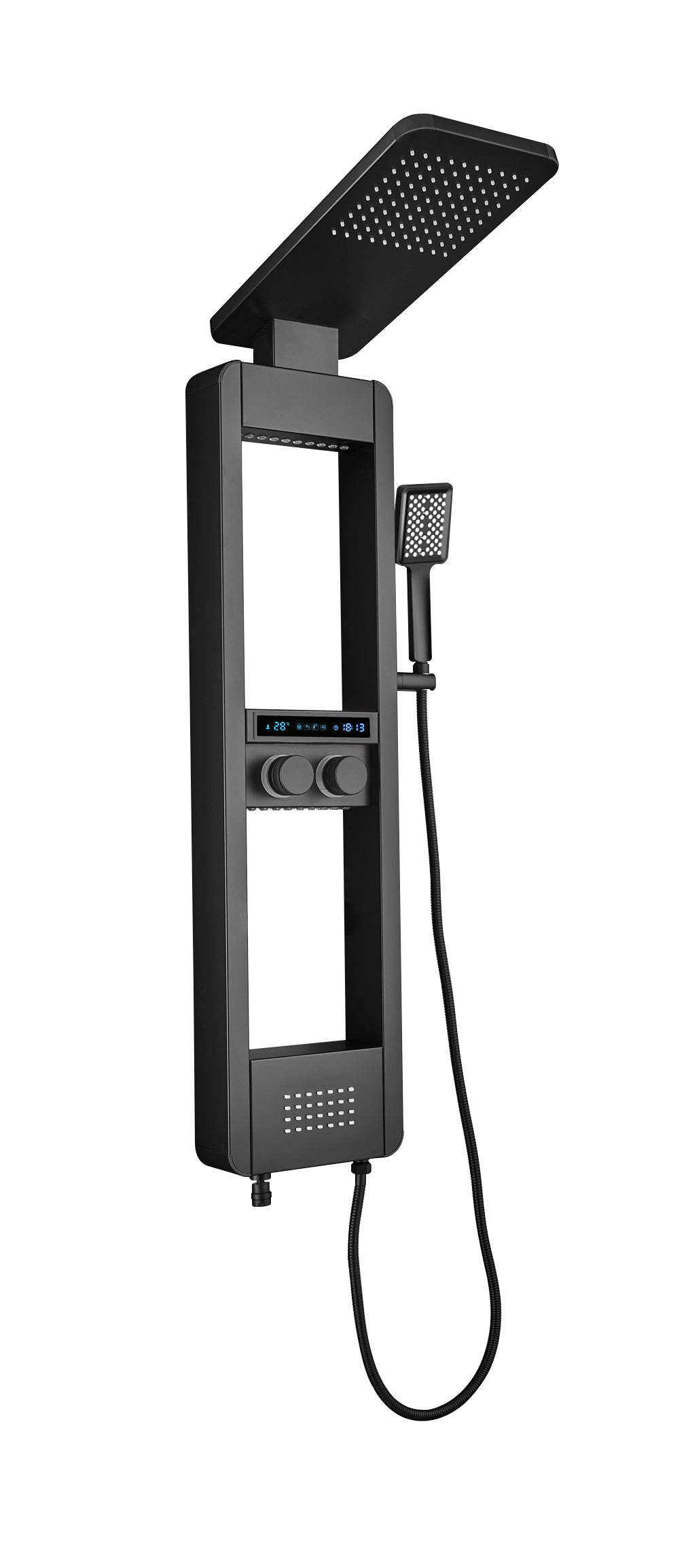 Luxury Shower Panel Tower Stainless Steel with LCD Screen ZM8103
