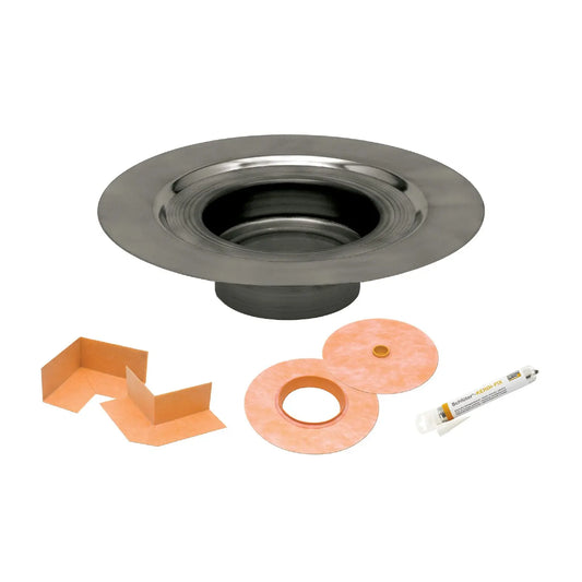 Schluter®-KERDI-DRAIN with Integrated Bonding Flange
