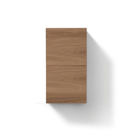 Bathroom Honey Oak Linen Side Cabinet w/ 2 Storage Areas