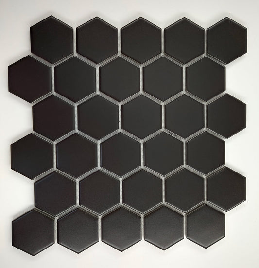 Black Hexagon 2"