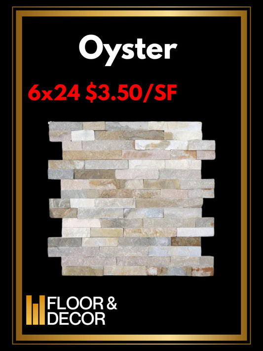 Oyster 6x24 @3.50/sf