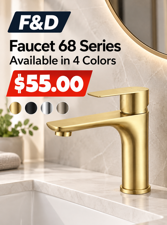 F&D Faucet 68 Series Available in 4 Colors