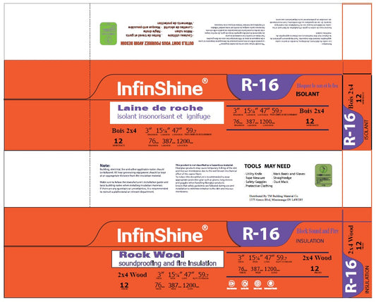 R-16 Infinshine Safe And Sound 3"X15-1/4"X47" 59sft/box