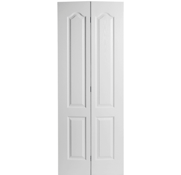 F&D 2 Panel Arch Textured Hollow Core Door