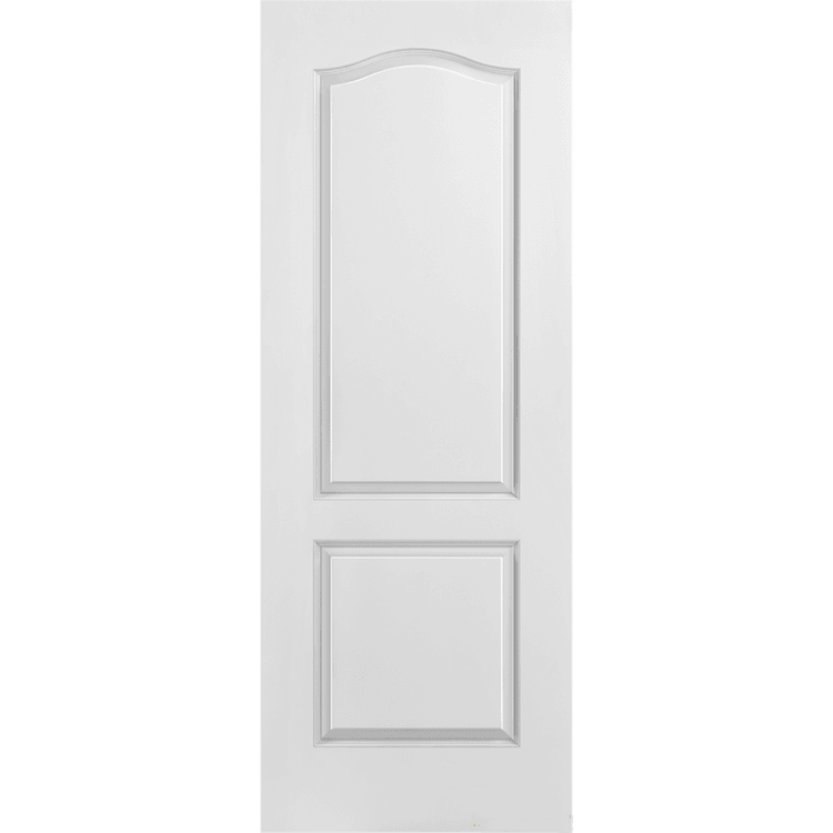 F&D 2 Panel Arch Textured Hollow Core Door