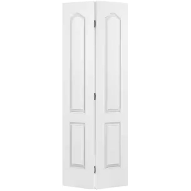 F&D Bifold 2 Panel Arch Hollow Core Door