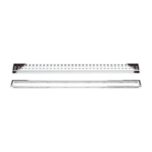 Schluter®-KERDI-LINE Linear Drain Square Design Chrome