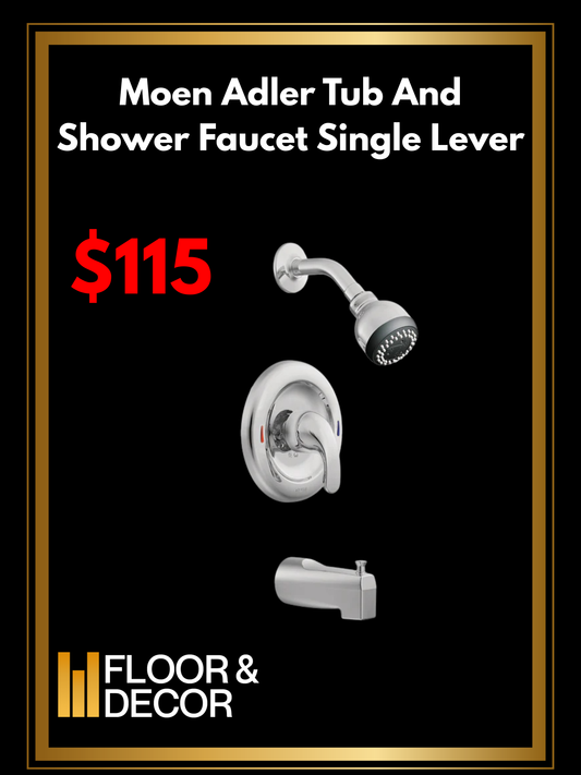 Moen Adler Tub And Shower Faucet Single Lever