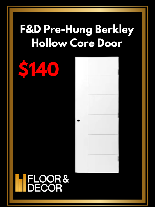 F&D Pre-Hung Berkley Hollow Core Door