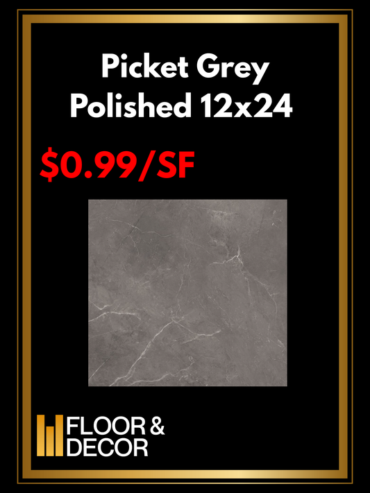 Picket Grey Polished 12x24 @0.99/sf