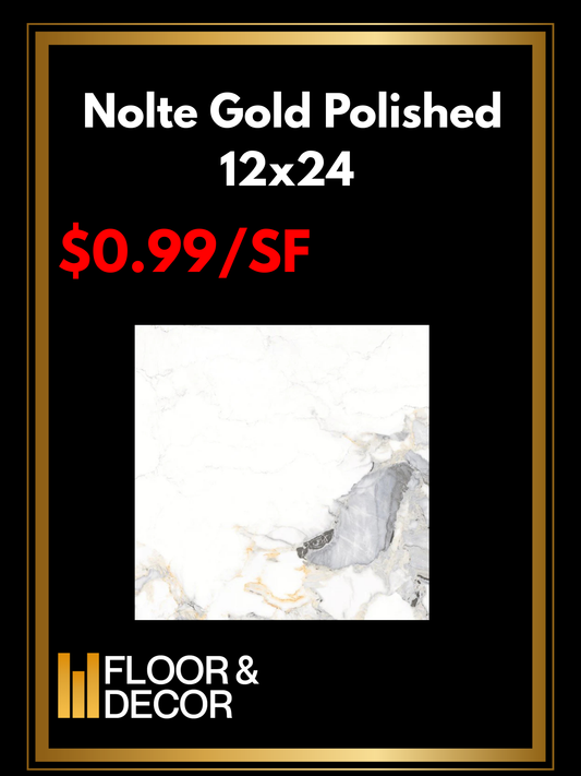Nolte Gold Polished 12x24 @0.99/sf