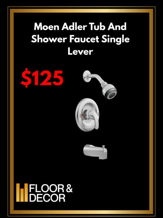 Moen Adler Tub And Shower Faucet Single Lever