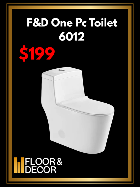 F&D One Pc Toilet 6012