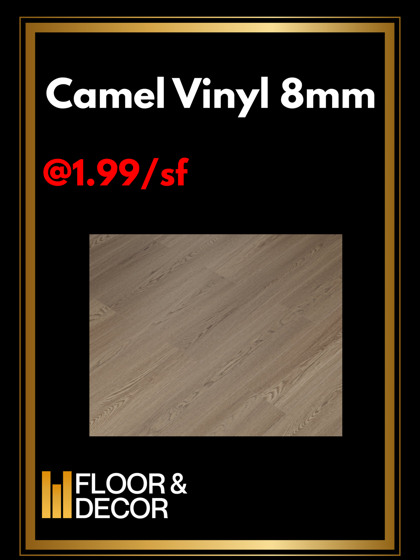 Camel 8mm @1.99/sf