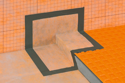 Schluter®-KERDI-KERS Preformed waterproofing corners for curbless shower applications