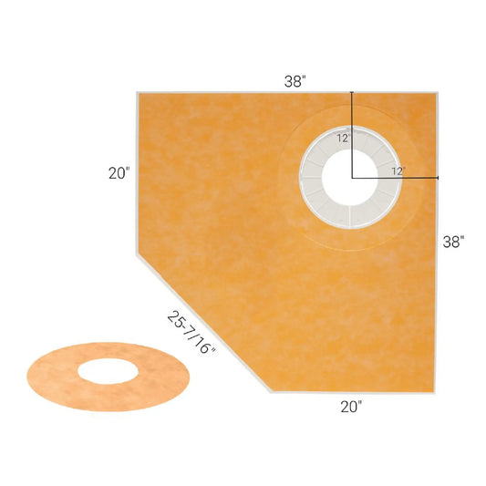 Schluter®-KERDI-SHOWER-T Neo Angle shower tray