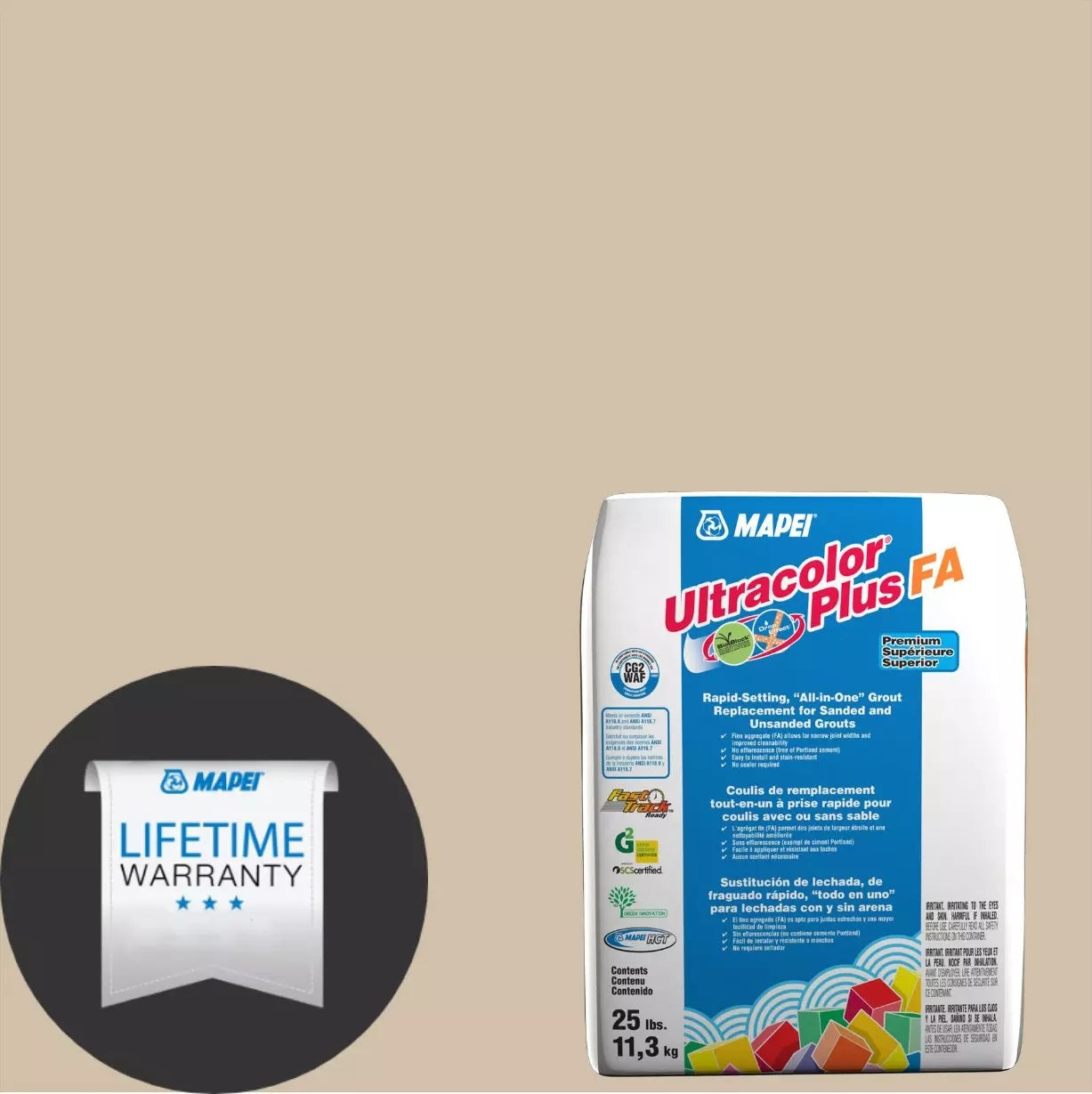 Ultracolor Plus Fa Grout (15 Bone)