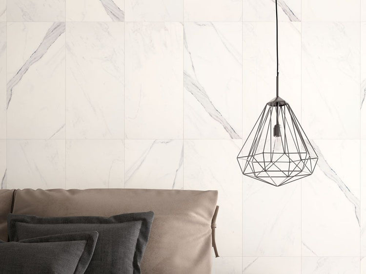 Calacatta Rectified Porcelain Tile 12x24 @4.99/sf, 24x24 @5.15/sf And 24x48 @6.00/sf