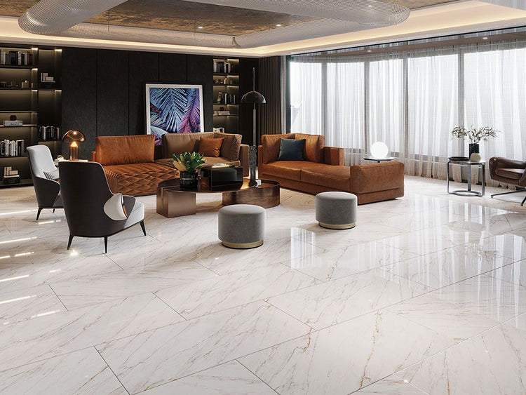 MELLOW GOLD RECTIFIED PORCELAIN TILE 24x48 @5.45/sf